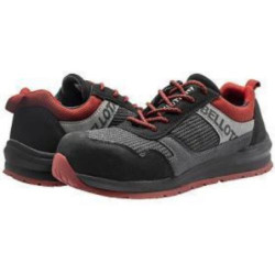 ZAPATO STREET NEGRO/ROJO 72350 BR S1P T-39