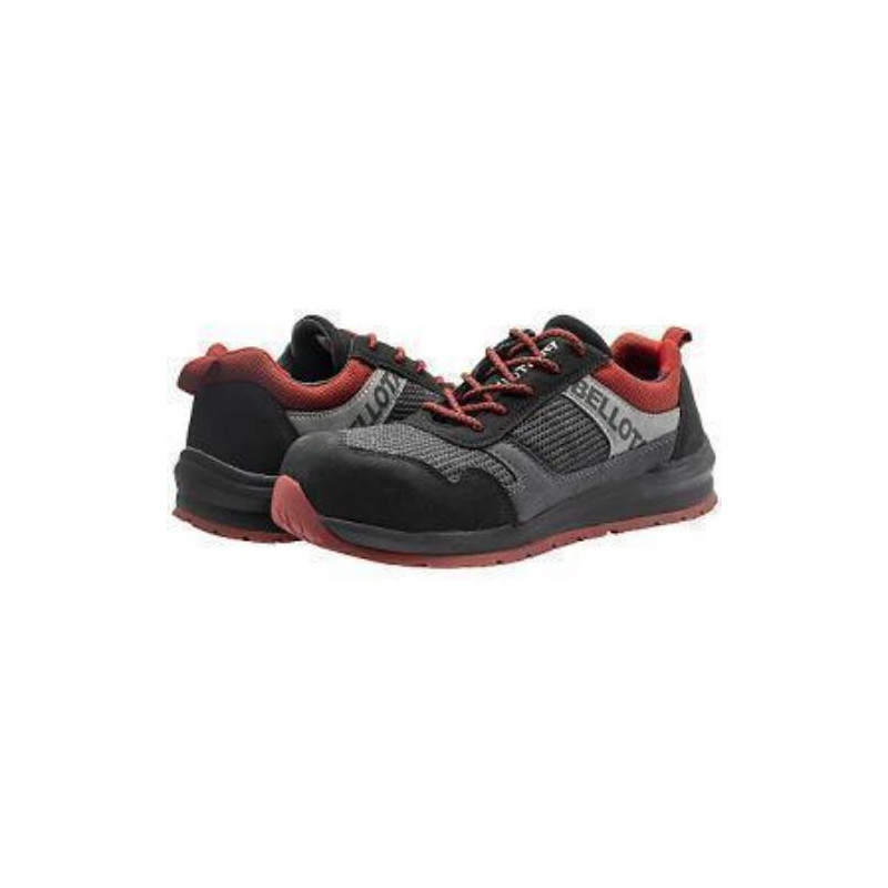 ZAPATO STREET NEGRO/ROJO 72350 BR S1P T-46