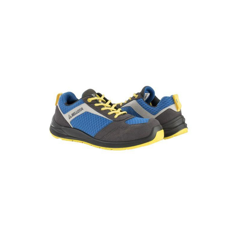 ZAPATO FLEX AZUL-AMARILLO T-43