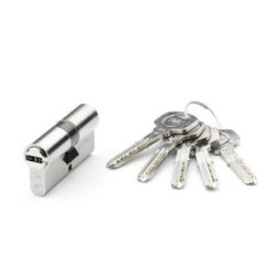 CILINDRO SEGURIDAD 30X30 POMO NIQUEL DOBLE EMB.YL6