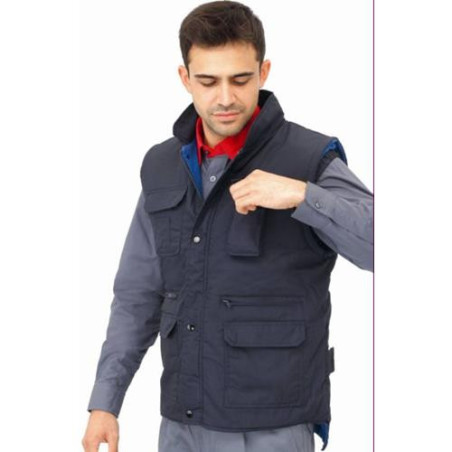 CHALECO MULTIBOLSILLOS FORRO POLAR 1020AM- M