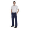 PANTALON CON GOMA SANFOR MARINO ALGODON 38