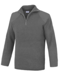 JERSEY CUELLO ALTO C/CREMALLERA GRIS JCC200GR- XL