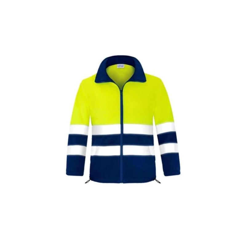 FORRO POLAR A.V. ABIERTO BICOLOR 3051AFAM T- S