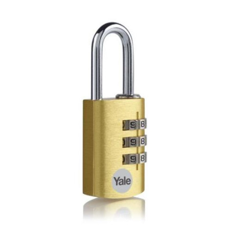 CANDADO COMBIN. ALUM. 30MM. DORADO YE3CB/28/126/GO