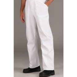 PANTALON CON GOMA MULTIBOLSILLOS TERGAL BLANCO 52