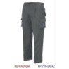 PANTALON MULTIBOLSILLOS C/REFUERZO GRIS L9000 T-50