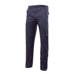 PANTALON ALGODON/FIBRA/POLIESTER STRETCH MARINO 50