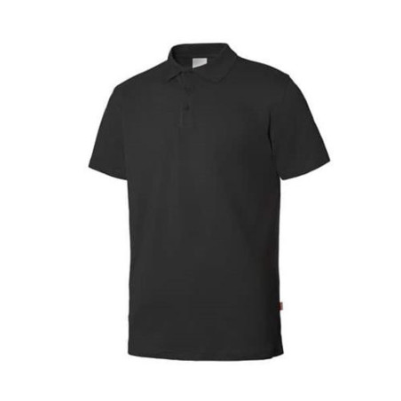POLO STRETCH MANGA CORTA HOMBRE NEGRO 2XL