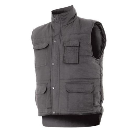 CHALECO MULTIBOLSILLO ACOLCHADO GRIS P108 8 XL