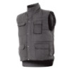 CHALECO MULTIBOLSILLO ACOLCHADO GRIS P108 8 XL