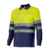 POLO BICOLOR ALTA VISIBILIDAD M/LARGA 175 70 T- L