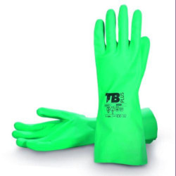 GUANTE SIN SOPORTE NITRILO 9009F QUIMICO VERDE 10