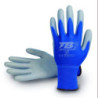 GUANTE NYLON AZUL POLIURETANO GRIS 500AZ URETAN-7