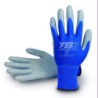 GUANTE NYLON AZUL POLIURETANO GRIS 500AZ URETAN-9