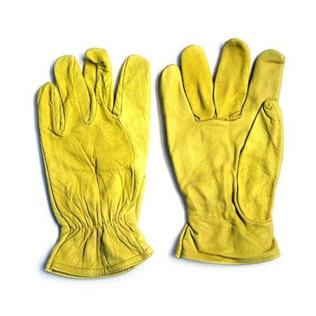 GUANTE FLOR VACUNO AMARILLO H406V/8 PAR