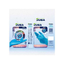 CAJA 10 GUANTES DESECHABLE NITRILO SIN POLVO T 10