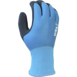 GUANTE POLIESTER/ALGODON RECICLADO CUB LATEX T10
