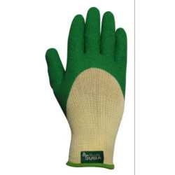 GUANTE RECUBIERTO LATEX MEDIO DORSO VERDE H254G/8
