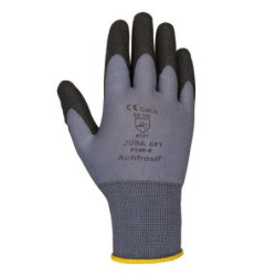 GUANTE NYLON/PVC NEGRO CFT H5140-S PAR