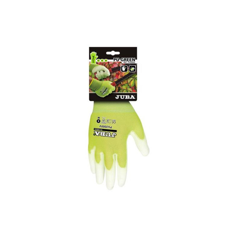 GUANTE NYLON RECUBIERTO PU BLANCO HPU2000V/10
