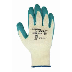 GUANTE POLIES./ALGODON+PALMA LATEX T9 122210G PAR