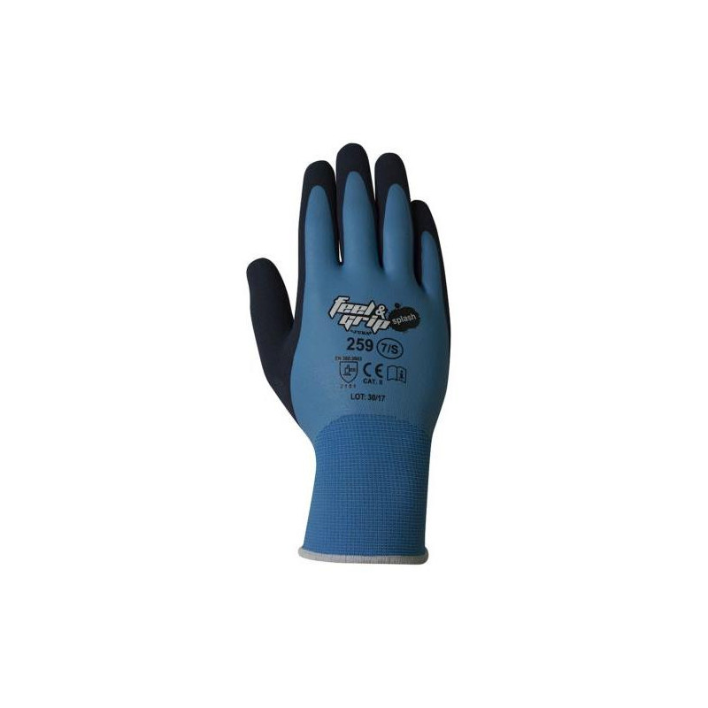 GUANTE NYLON/LATEX FEEL&GRIP SPLASH B259/7