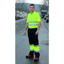 PANTALON ALTA VISIBILIDAD KRETA MARINO/AMARILLO XS