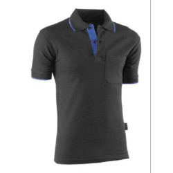 POLO TOP RANGE M/C NGR/AZLN.648 XL