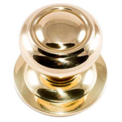 POMO PUERTA AROS LATON PULIDO 70MM PP1 10008