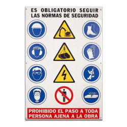 CARTEL PVC DE 1X0.70 COMBINADO 0244