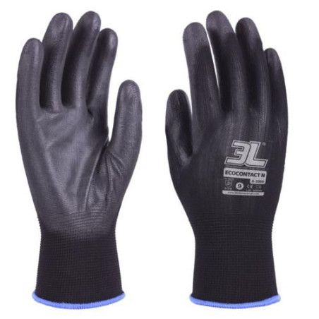 GUANTE PU NEGRO S/COSTURAS ECOCONTACT N A2000 T-10 GUANTE PU NEGRO S/COSTURAS ECOCONTACT N A2000 T-10