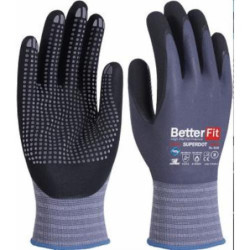 GUANTE NITRILO BETTERFIT SUPERDOT BL-008 T-10