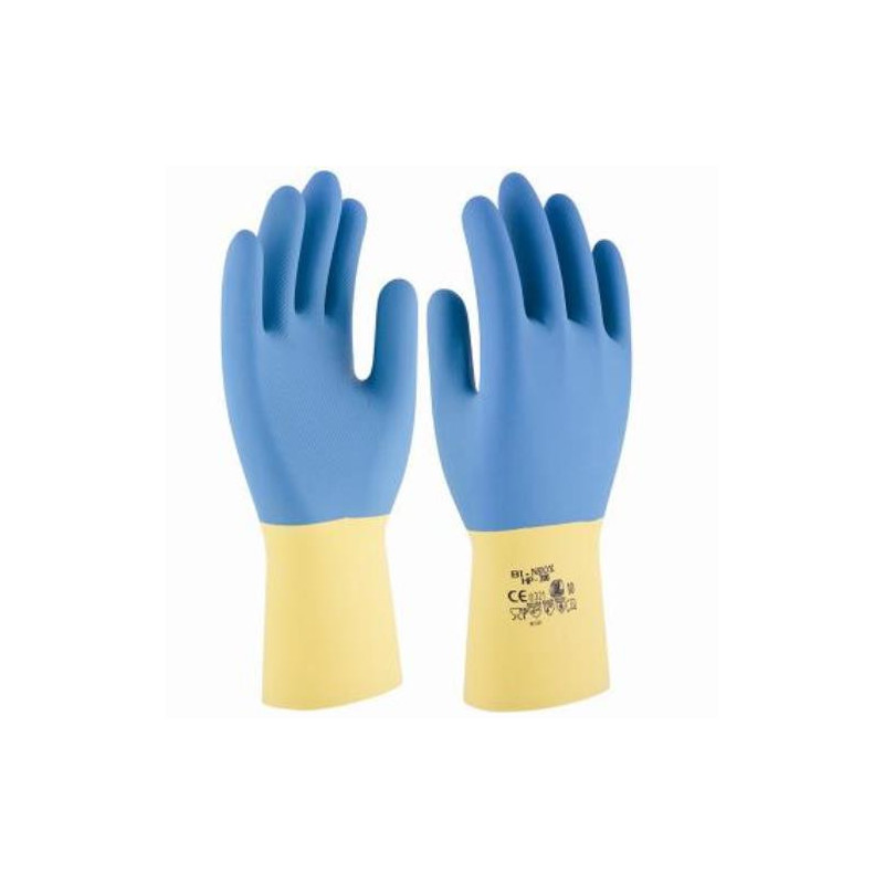 GUANTE BICOLOR POLICLOROPRENO/LATEX BI-NEOX T-9