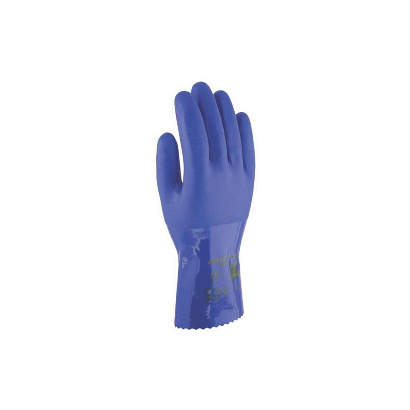 GUANTE PVC ANTIDESLIZANTE SUPER OIL-28 T-8