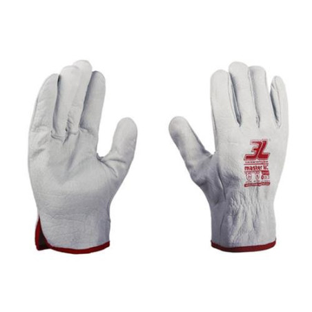 GUANTE PIEL FLOR VACUNO MASTER NC GP-016C TALLA 8