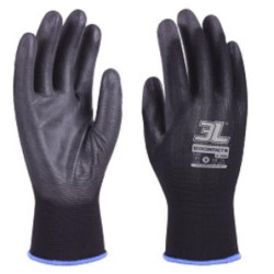 GUANTE PU S/COSTURAS ECOCONTACT N (BL.) A2000 T-10
