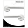 JUEGO ROSETA L CURVA 575 BLANCO INOX (BL.) 17243