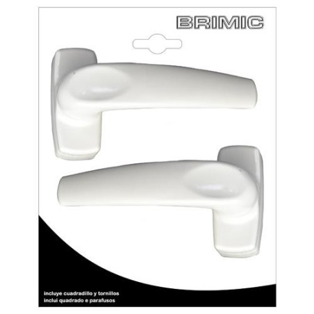 JUEGO MANILLA 6802 ALUMINIO BLANCO (BL.) 17083