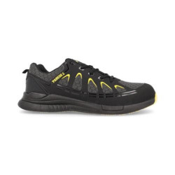 ZAPATILLA SEG. EXCALIBUR NEGRO-AMARILLO T-36