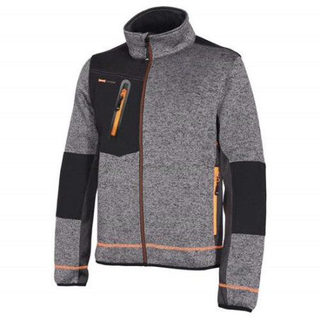 CHAQUETA ISSA LINE REVENGE GRIS T-XL 8881B