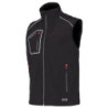 CHALECO ISSA LINE SOFTSHELL SNAPPY NEGRO T-S 04509