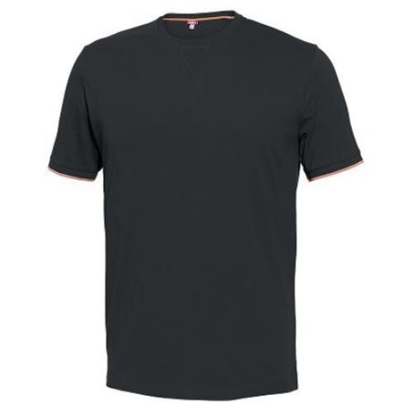 CAMISETA RAPALLO 100% COTONE NEGRO 8182 T-XL