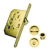 KIT PUERTA CORREDERA 35MM. LATON PULIDO 48001