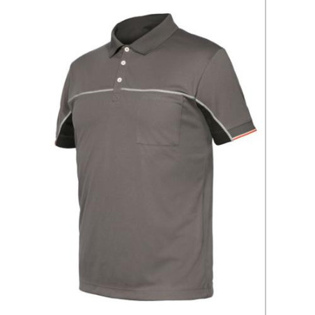 POLO ISSA EXTREME MANGA CORTA GRIS CLARO T-XL