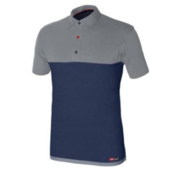 POLO STRETCH AZUL/GRIS M/CORTA 8774 T-L