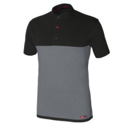 POLO STRETCH GRIS/NEGRO M/CORTA 8774 T-L