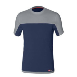 CAMISETA STRETCH AZUL/GRIS 8772 T-S