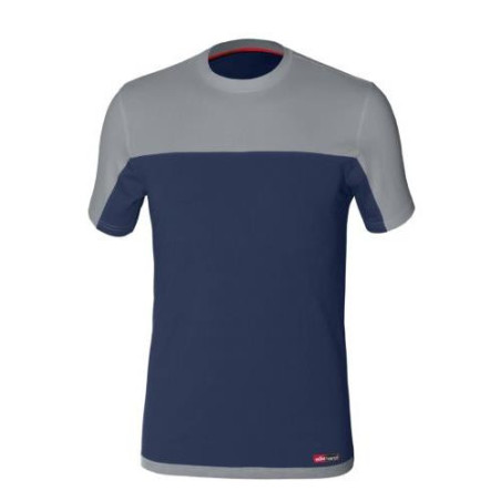 CAMISETA STRETCH AZUL/GRIS 8772 T-XL