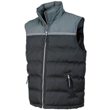 CHALECO OCEAN ACOLCHADO NEGRO/GRIS 4065 TALLA M